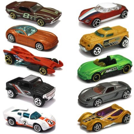 Conjunto de Carrinhos Hot Wheels Mattel Com 10 Carrinhos 54886 Sortido