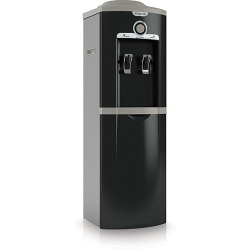 Bebedouro de Coluna Esmaltec Easy Open 127V Preto Inox EGC35B