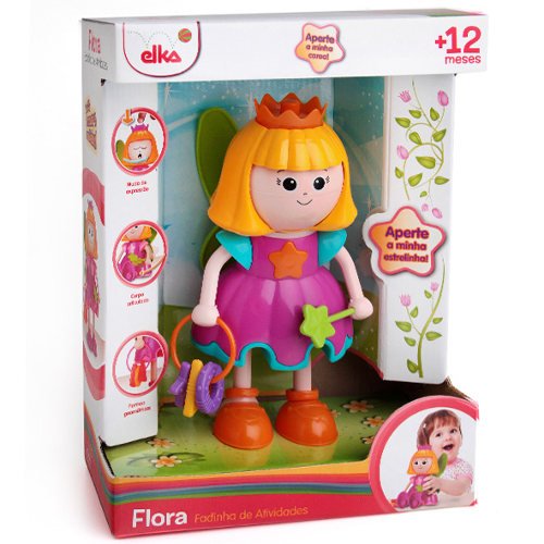Brinquedo Flora Fadinha de Atividades Elka