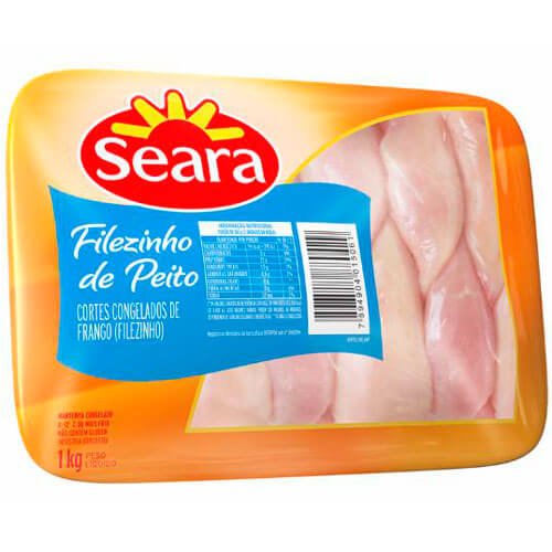 Frango Filezinho Congelado Bandeja Seara 1kg