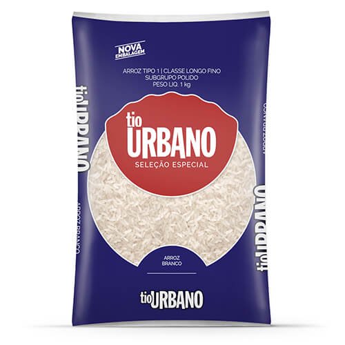 Arroz Branco Tio Urbano 1kg