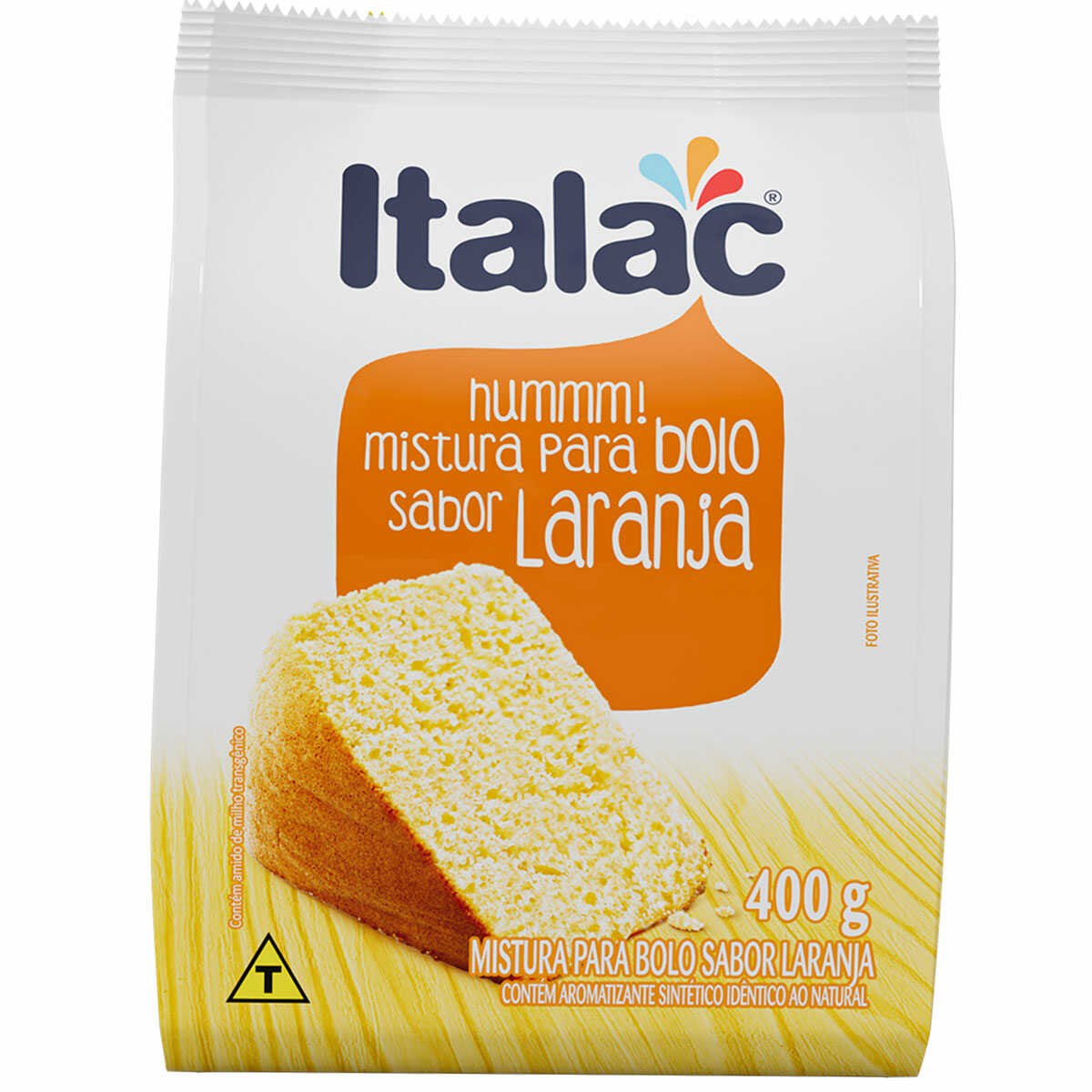 Mistura Para Bolo de Laranja Italac 400g