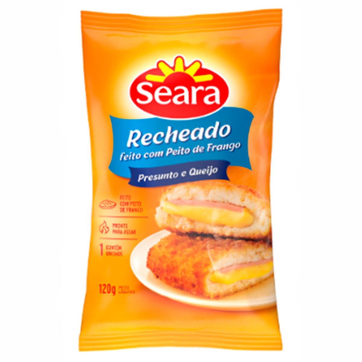 Frango Empanado Seara Presunto e Queijo 110g