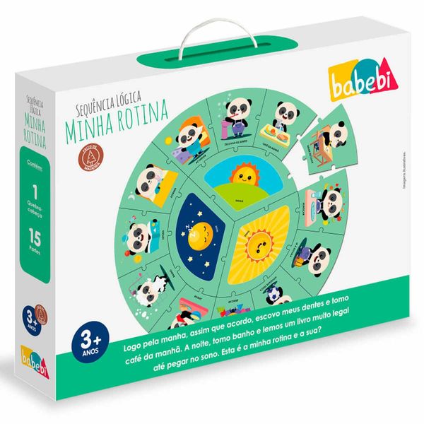 Jogo Babebi Sequência Lógica Minha Rotina (MP)