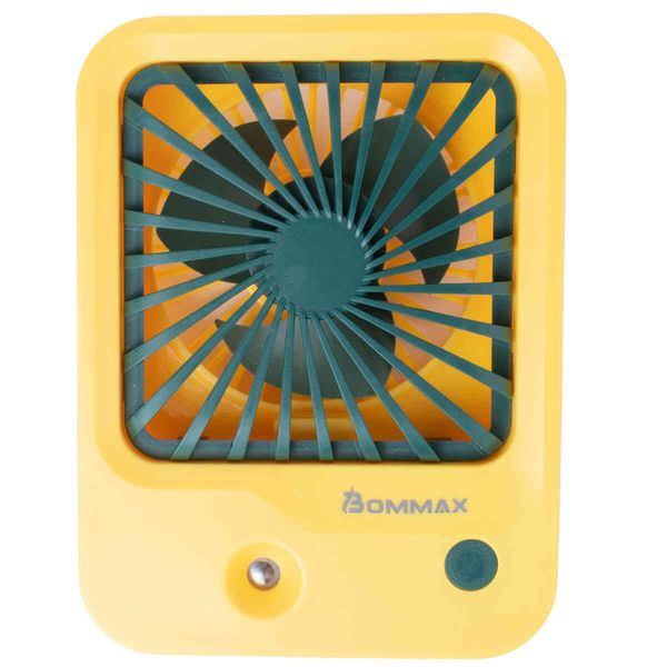 Ventilador Com Umidificador De Ar Portátil Bommax BM-A158 Amarelo (MP)