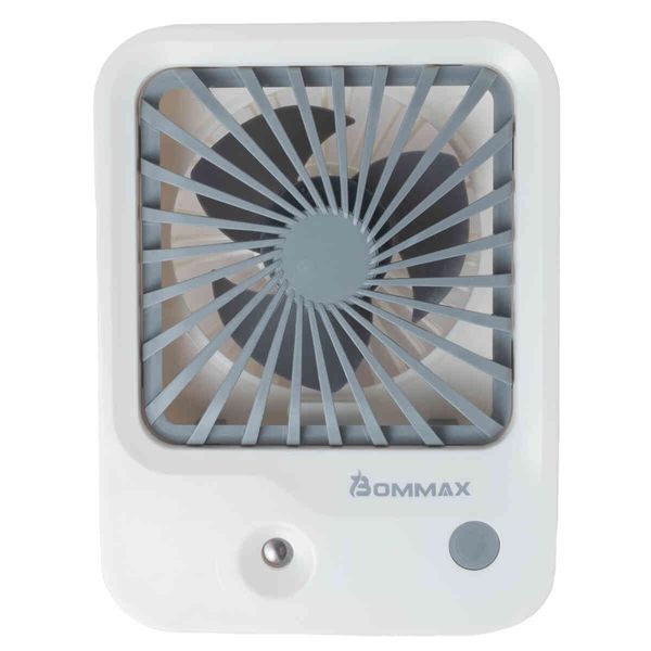 Ventilador Portátil Bommax Com Umidificador BM-A158 Branco E Cinza (MP)