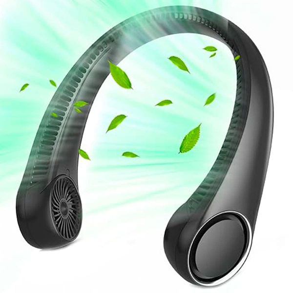 Ventilador Portátil De Pescoço Penkou Portátil Preto A-BI