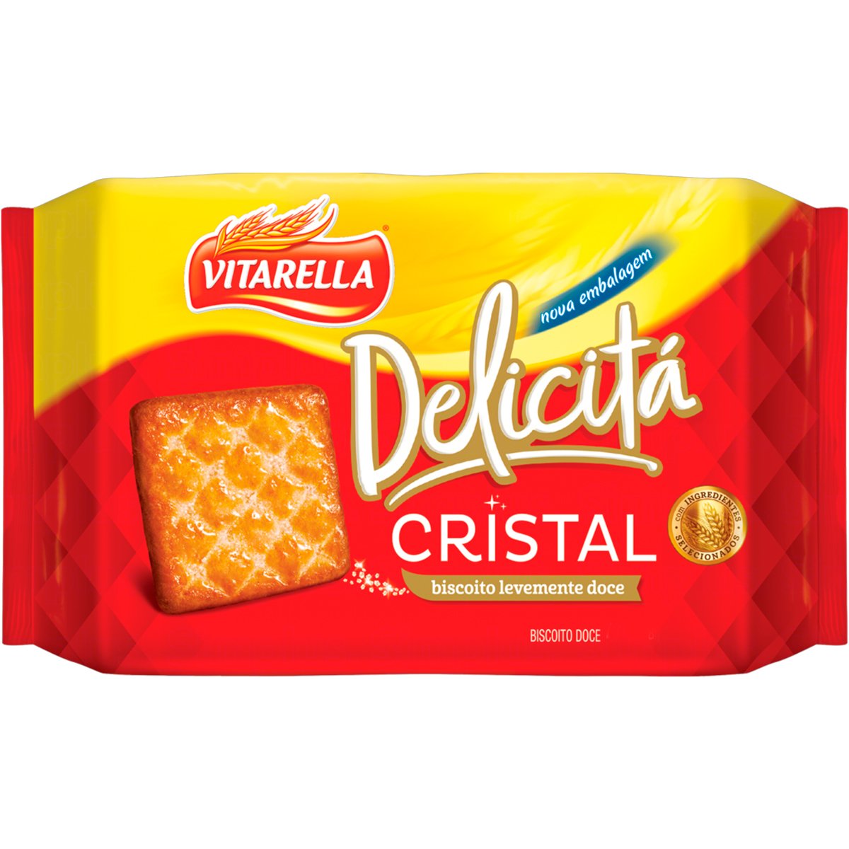 Biscoito Doce Delicitá Cristal Vitarella 414g