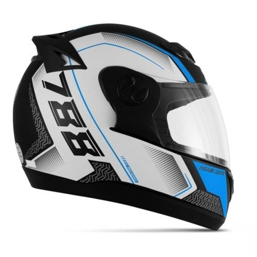 Capacete Pro Tork Liberty G6 Pro Series Preto e Azul Tamanho 60