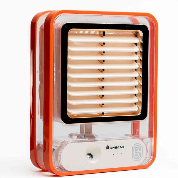 Ventilador Portátil Bommax com Umidificador Laranja (MP)