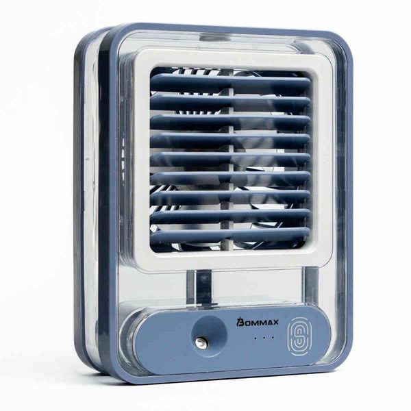 Ventilador Portátil Bommax Com Umidificador Azul (MP)
