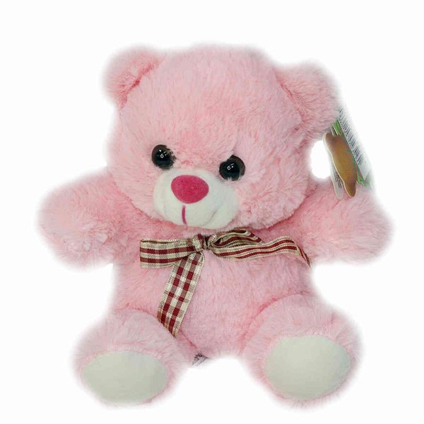 Pelúcia Fizzy Urso Sentado Rosa 19CM (MP)