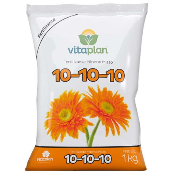 Fertilizante Vitaplan Mineral Misto 10.10.10 Saco 1kg - 8000202-U (MP)