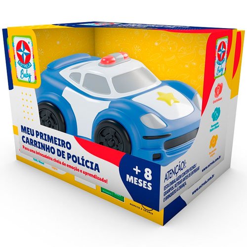 Carro Estrela Meu Primeiro Carrinho De Polícia - 1001109000049