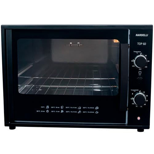 Forno Elétrico De Bancada 60 Litros Nardelli TOP60 127V Preto