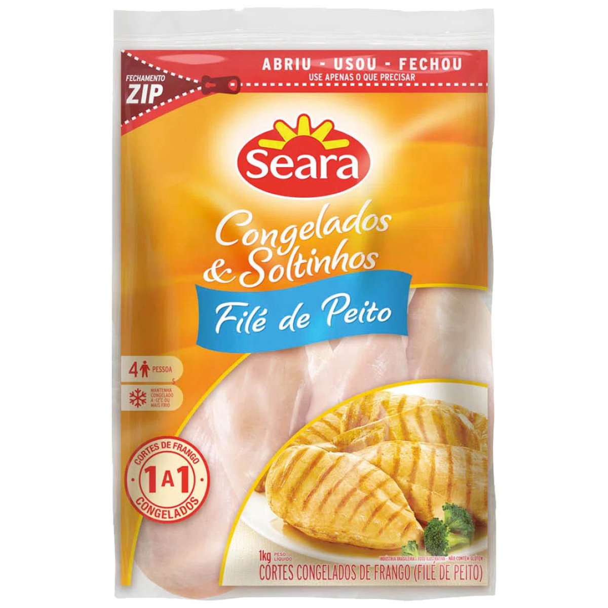 Frango Filé de Peito IQF Seara 1kg