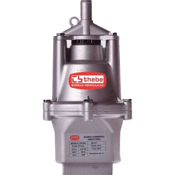 Bomba Submersa Vibratoria Sapo Monofásica Thebe 0,60CV 127V TSV-900 Inox (MP)