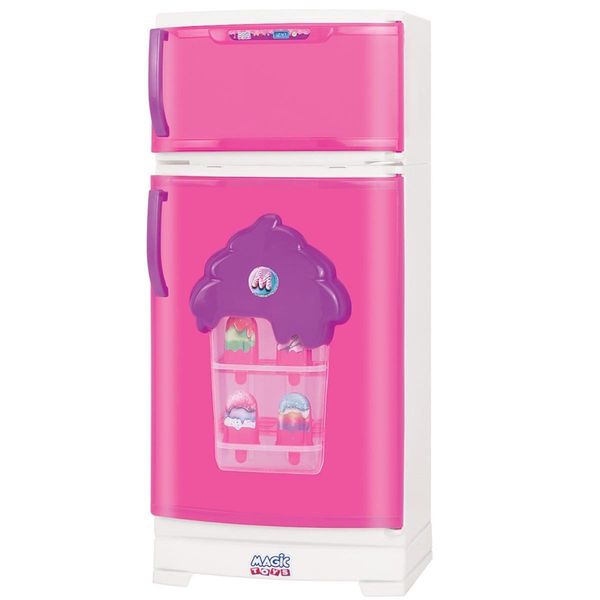 Geladeira Infantil Magic Toys Sundae Rosa 7054 Geladeira Magic Toys Sundae Rosa 7054
