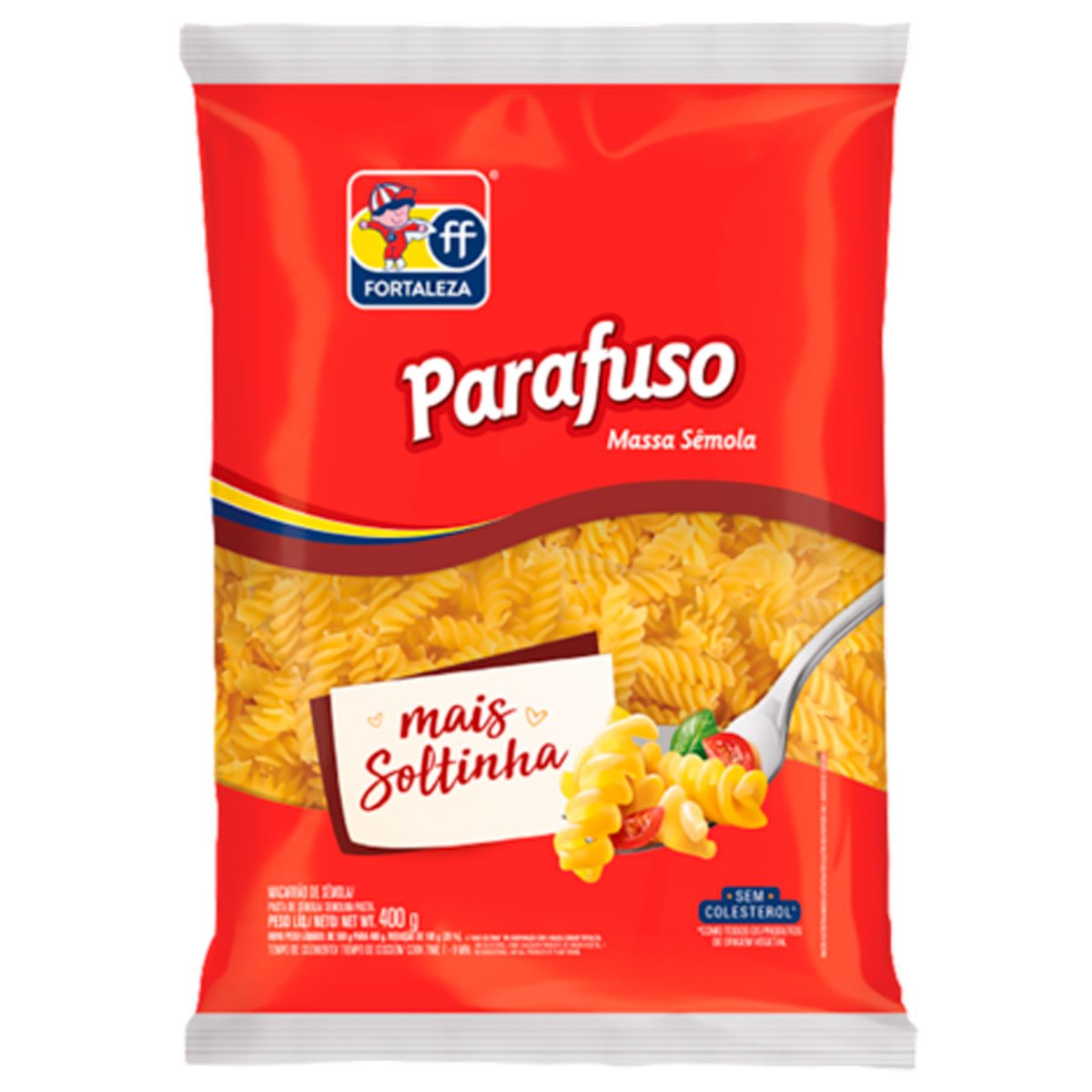 Macarrão Parafuso Fortaleza Sêmola 400g