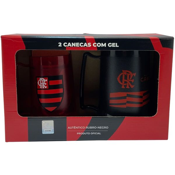 Caneca Gel Dupla Flamengo 300ML e 400ML (MP)