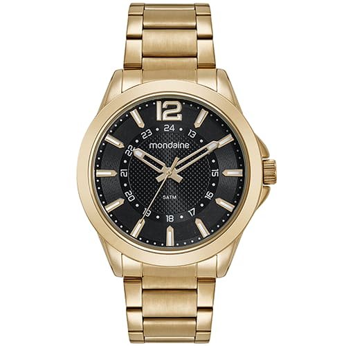 Relógio Masculino Mondaine Dourado 32602GPMVDE1