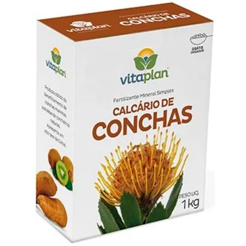 Calcário Vitaplan de Conchas Caixa Única 1kg (MP) Calcário Vitaplan de Conchas Caixa ànica 1kg (MP)