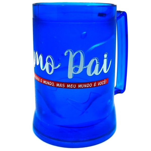 Caneca Cebola Brindes Gel Te Amo Pai 400ml Azul (MP)