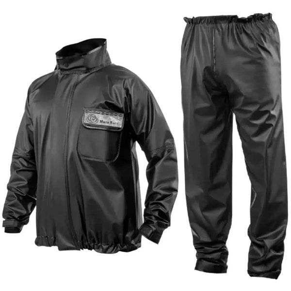 Conjunto Capa De Chuva Para Motoqueiro M Brascamp Moto Race Preto (MP)