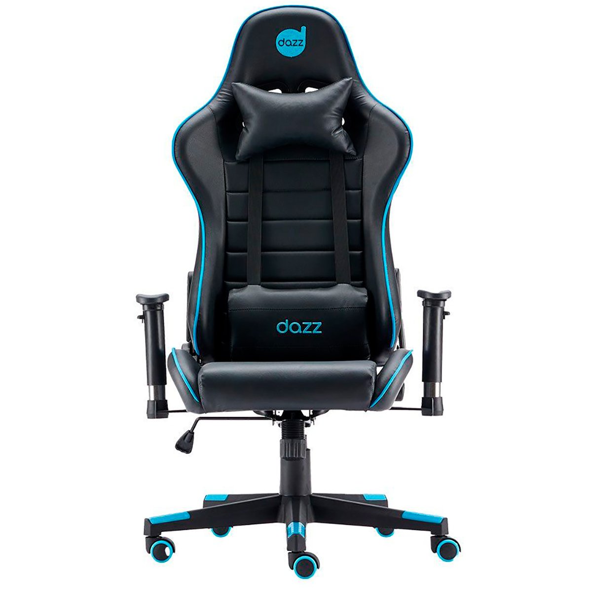 Cadeira Para Escritório Gamer Dazz PrimeX V2 Preto e Azul 62000155