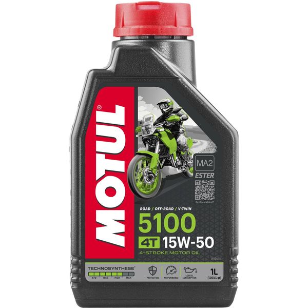 Óleo Motul Para Motor Moto 5100 15W50 Com Éster 1L (MP)