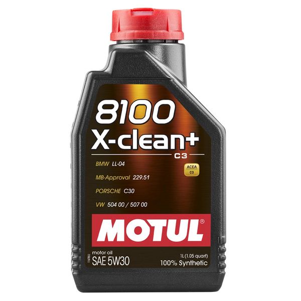 Óleo Motul Para Motor Carro 8100 X-Clean 5W30 1L (MP)