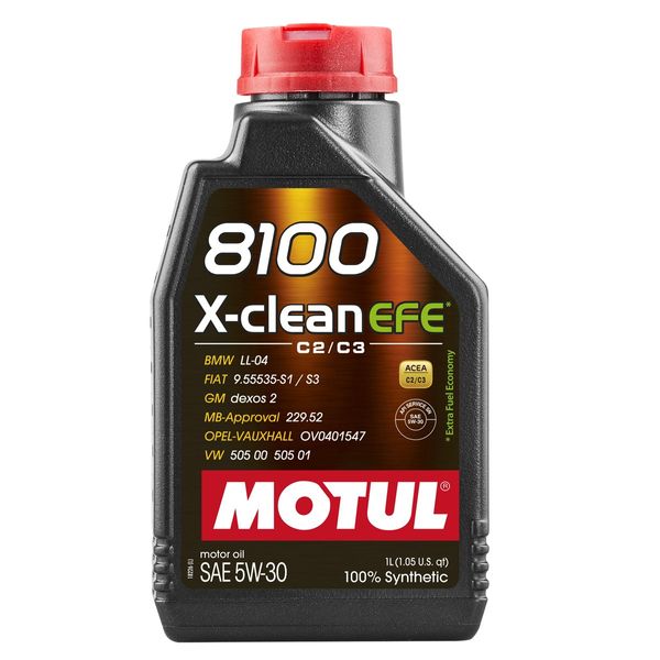 Óleo Motul Para Motor Carro 8100 X-Clean EFE 5W30 1L (MP)