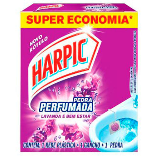 Pedra Sanitária Perfumada Harpic Lavanda 25g
