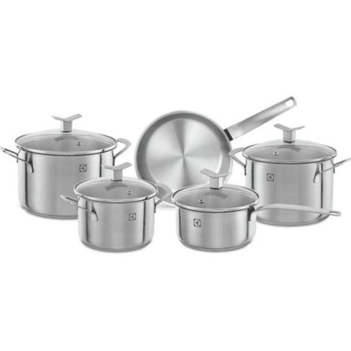 Jogo de Panelas 5 Peças Electrolux Inox 41042291
