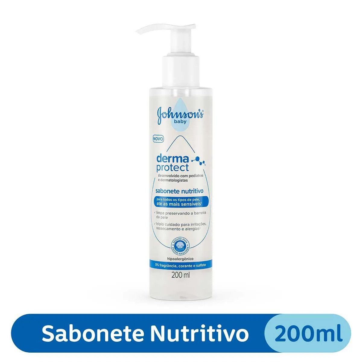 Sabonete Líquido Nutritivo Johnson's Baby Derma Protect 200ml — foto 10