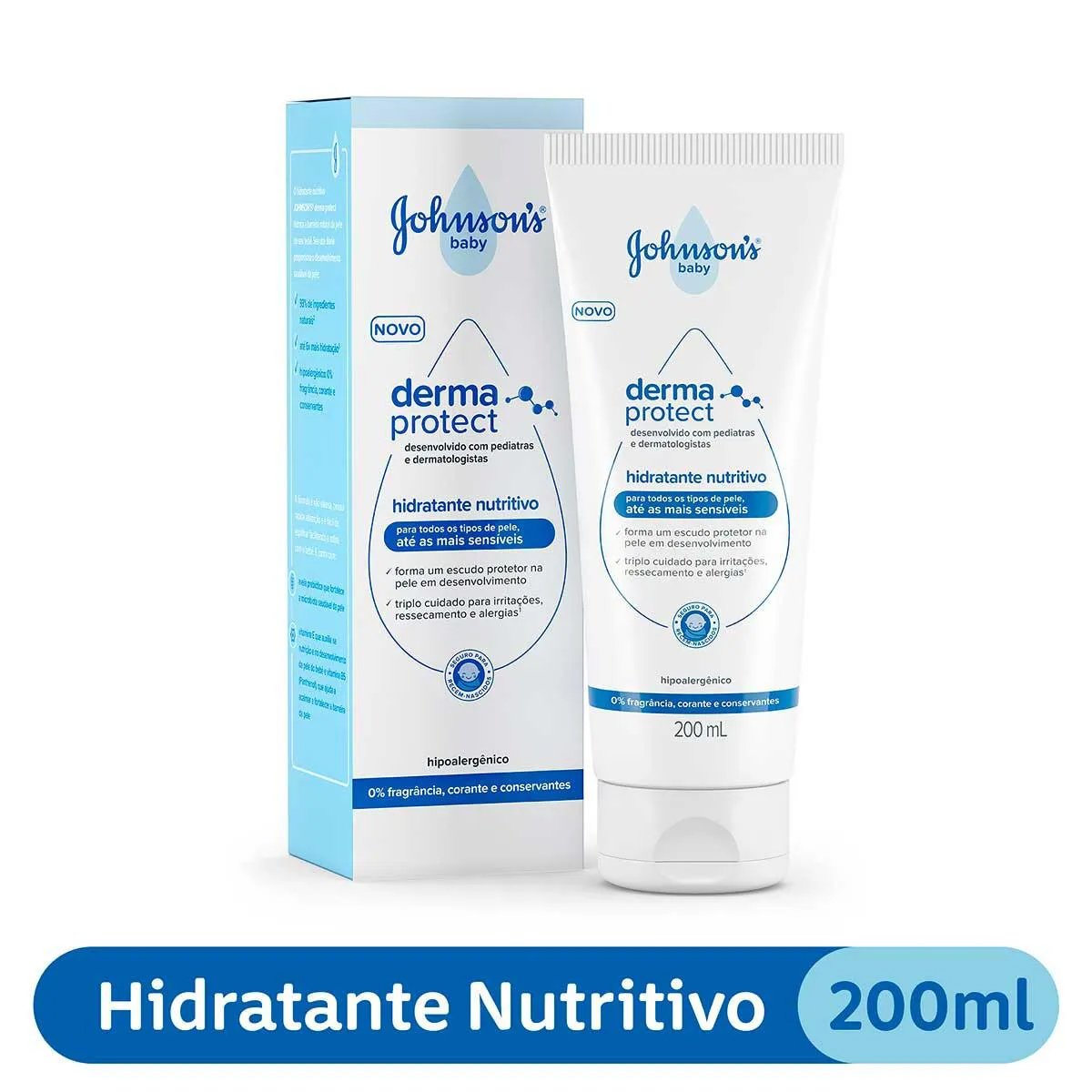 Hidratante Nutritivo Johnson's Baby Derma Protect 200ml