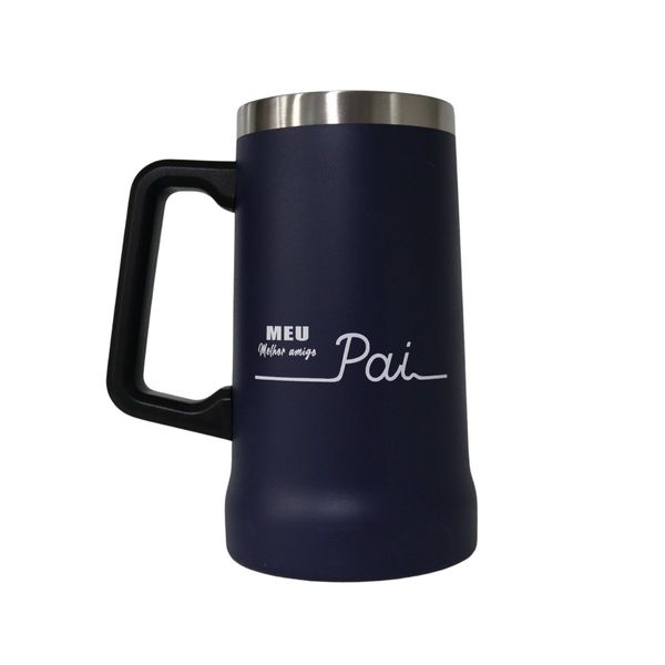 Caneca Pai Meu Melhor Amigo Interponte Inox 750ml HG85076 (MP)