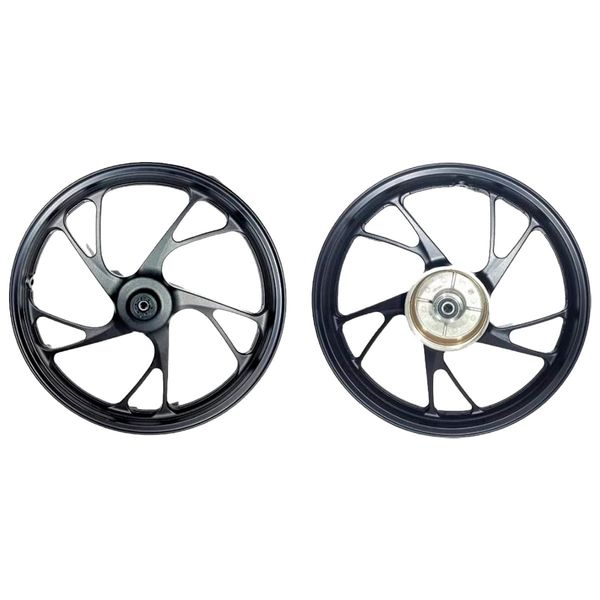Aro Liga Leve BHD Titan 160 2015 A 2024 Freio A Disco Mod Pé Galinha Preto (MP)