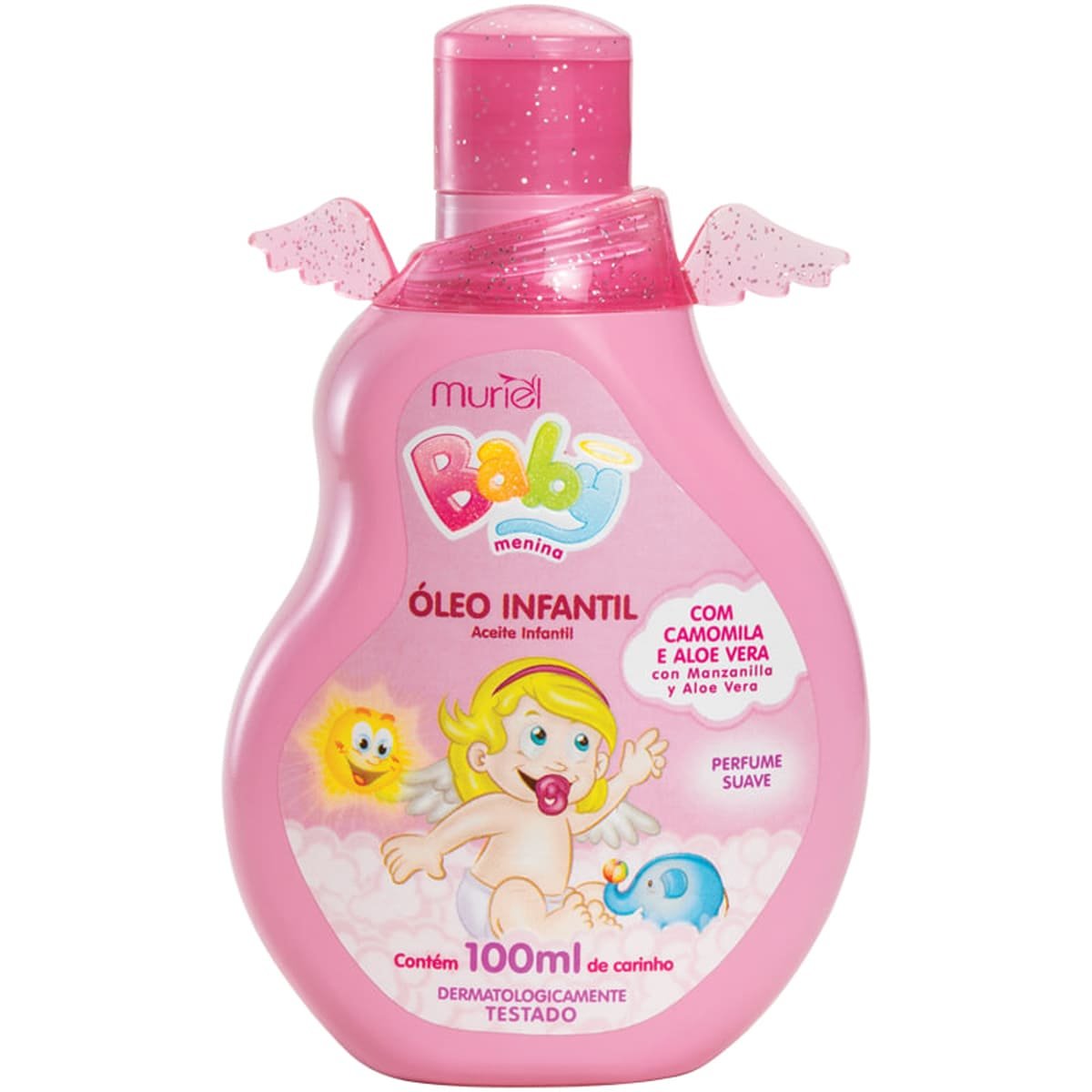 Óleo Corporal Muriel Baby Rosa 100ml (MP)