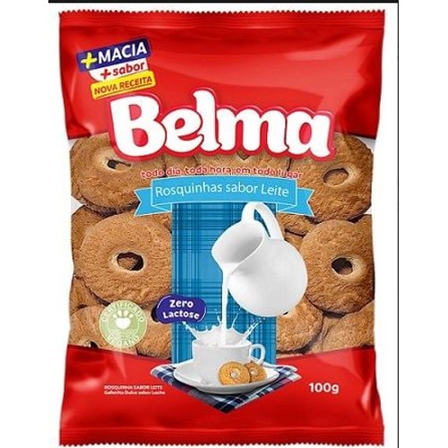 Biscoito Belma Rosquinhas Leite 100g