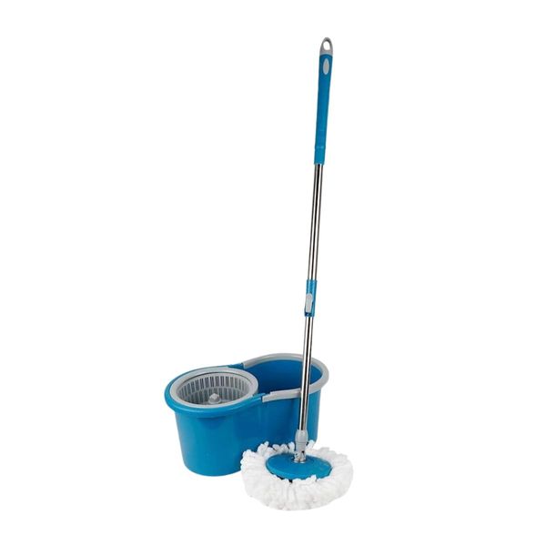 Mop Giratório 360° Inox Plástico 12 Litros 123cm (MP)
