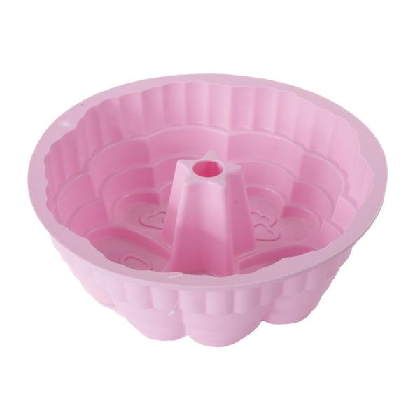 Forma De Silicone Redonda Fundo De Corações Allonsy Cromus 22,5x9cm (MP)