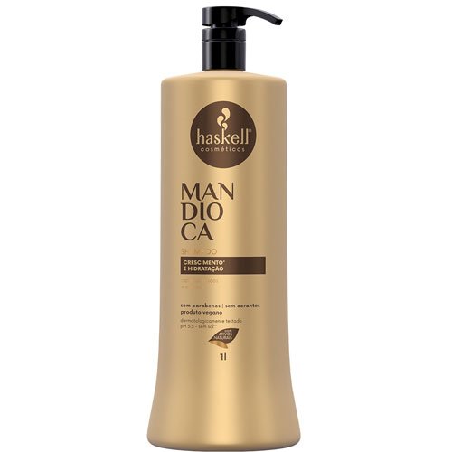 Shampoo Haskell Mandioca Crescimento e Hidratação 01 Litro