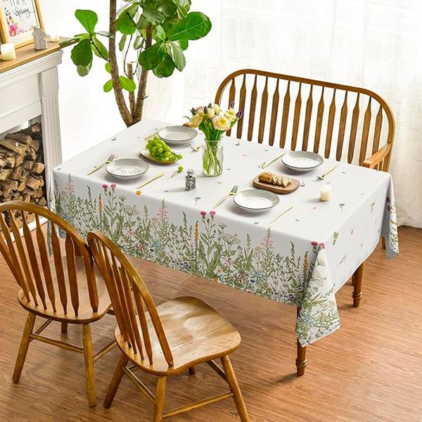 Toalha de Mesa Horaldaily Primavera Retangular 60X104 A-BI