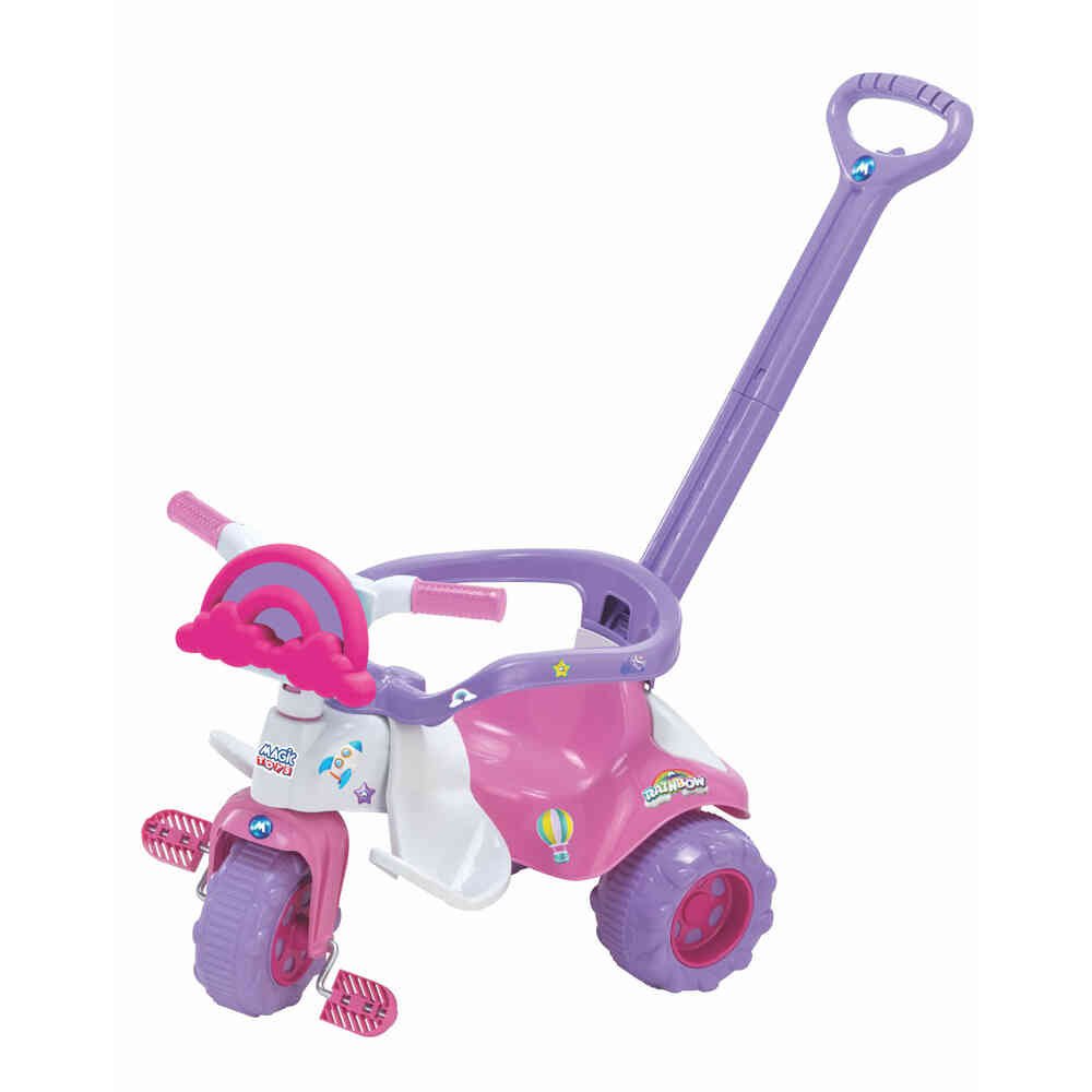 Triciclo Infantil Magic Toys Rainbow Rosa 2724