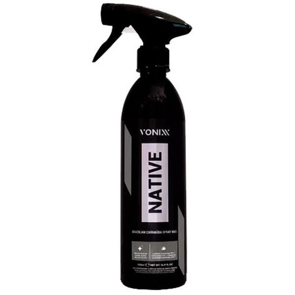 Cera Spray Automotiva Vonixx De Carnaúba Native 500ml (MP)