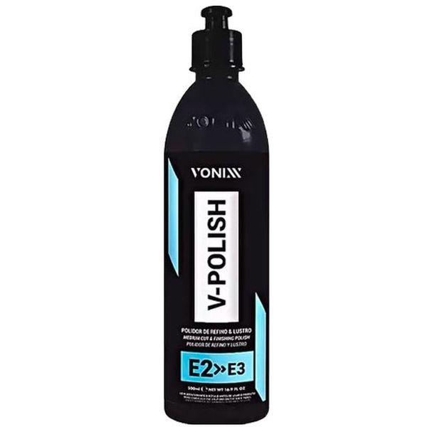 Polidor Automotivo De Refino Premium E Lustro Vonixx V-Polish 500ml (MP)