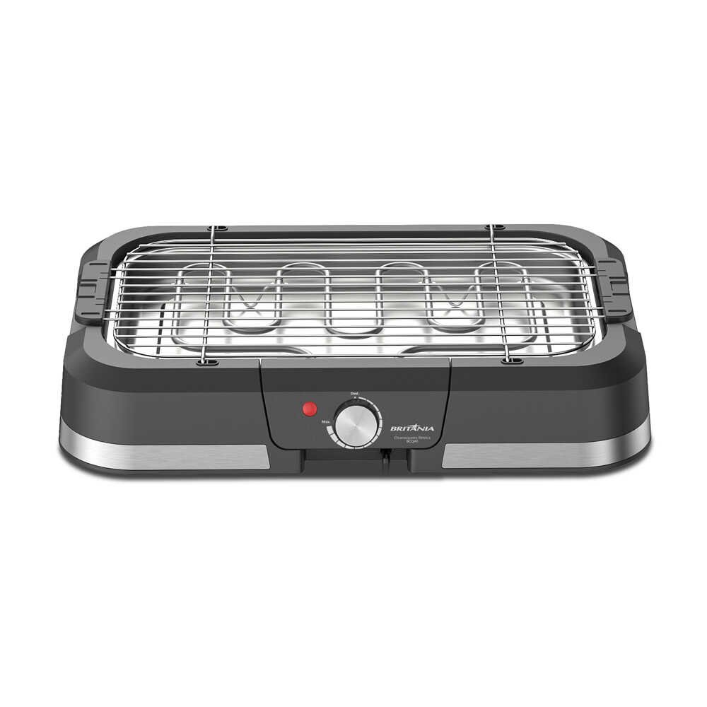 Churrasqueira Elétrica Britânia BCQ40 Preto E Inox