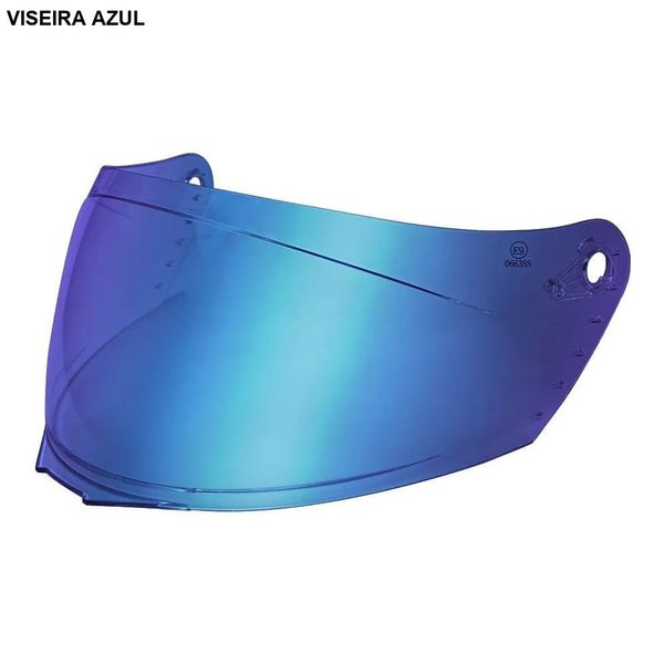 Viseira Race Tech Sector Azul High Iridium (MP)