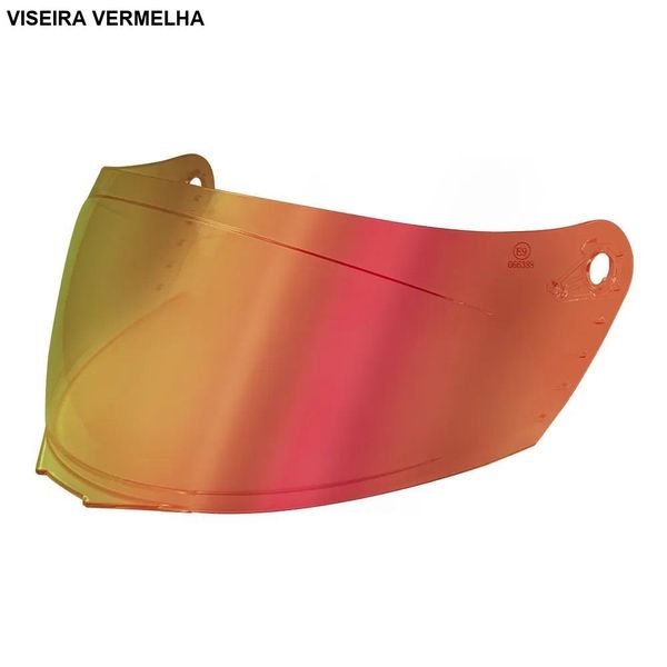 Viseira Race Tech Sector Vermelha High Iridium (MP)